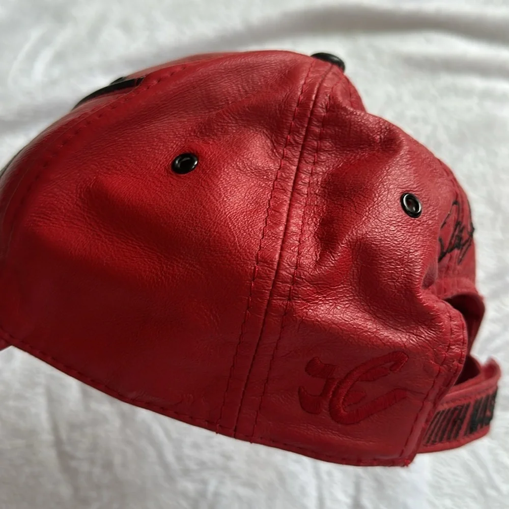 Wilsons Leather Red Cap - Picture 5 of 10